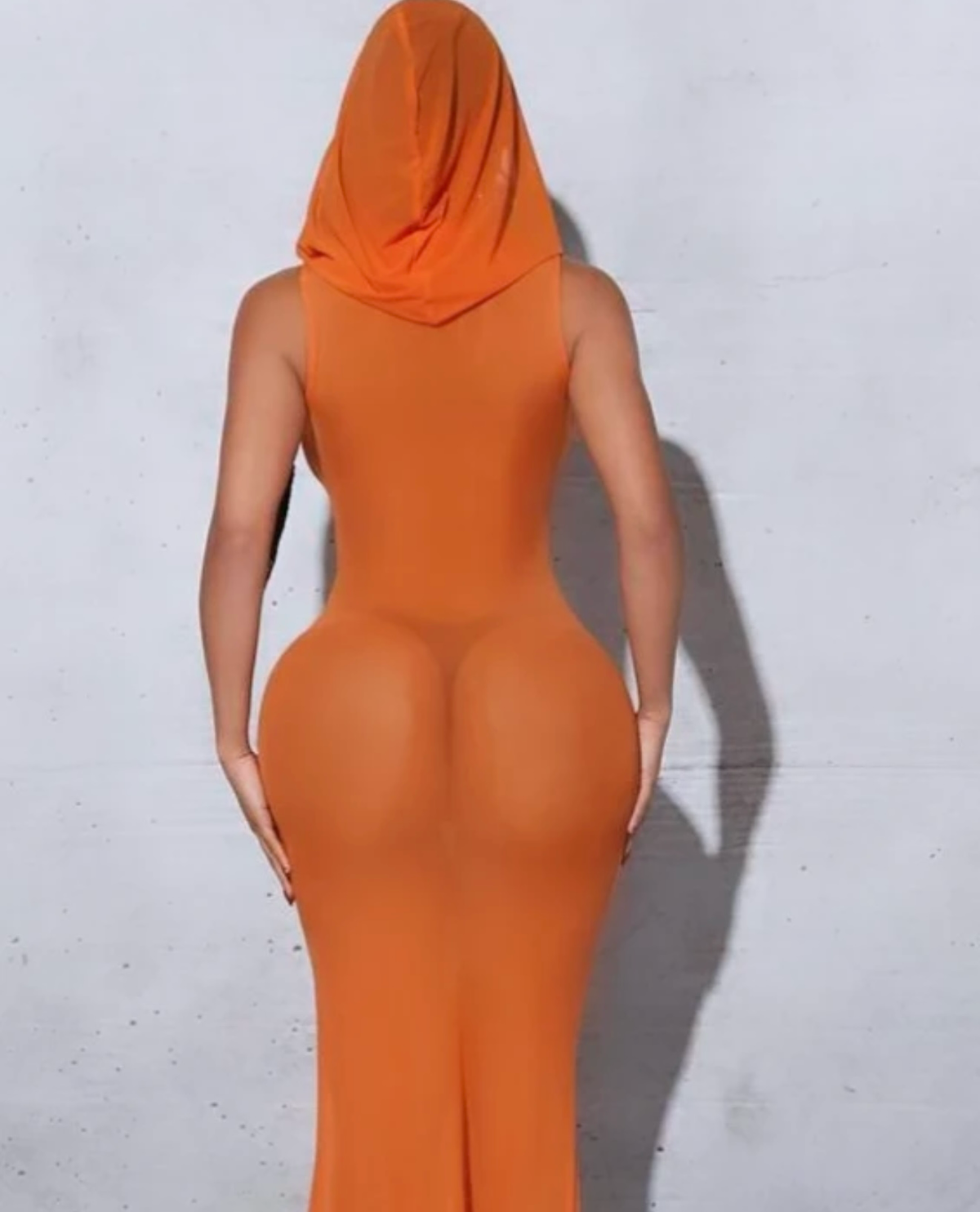 Sunset Siren Hooded Maxi Dress