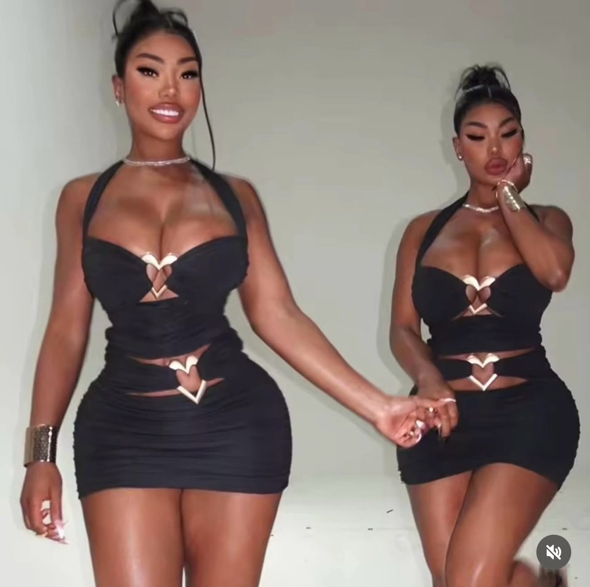 Heartbreaker Halter Cutout Dress