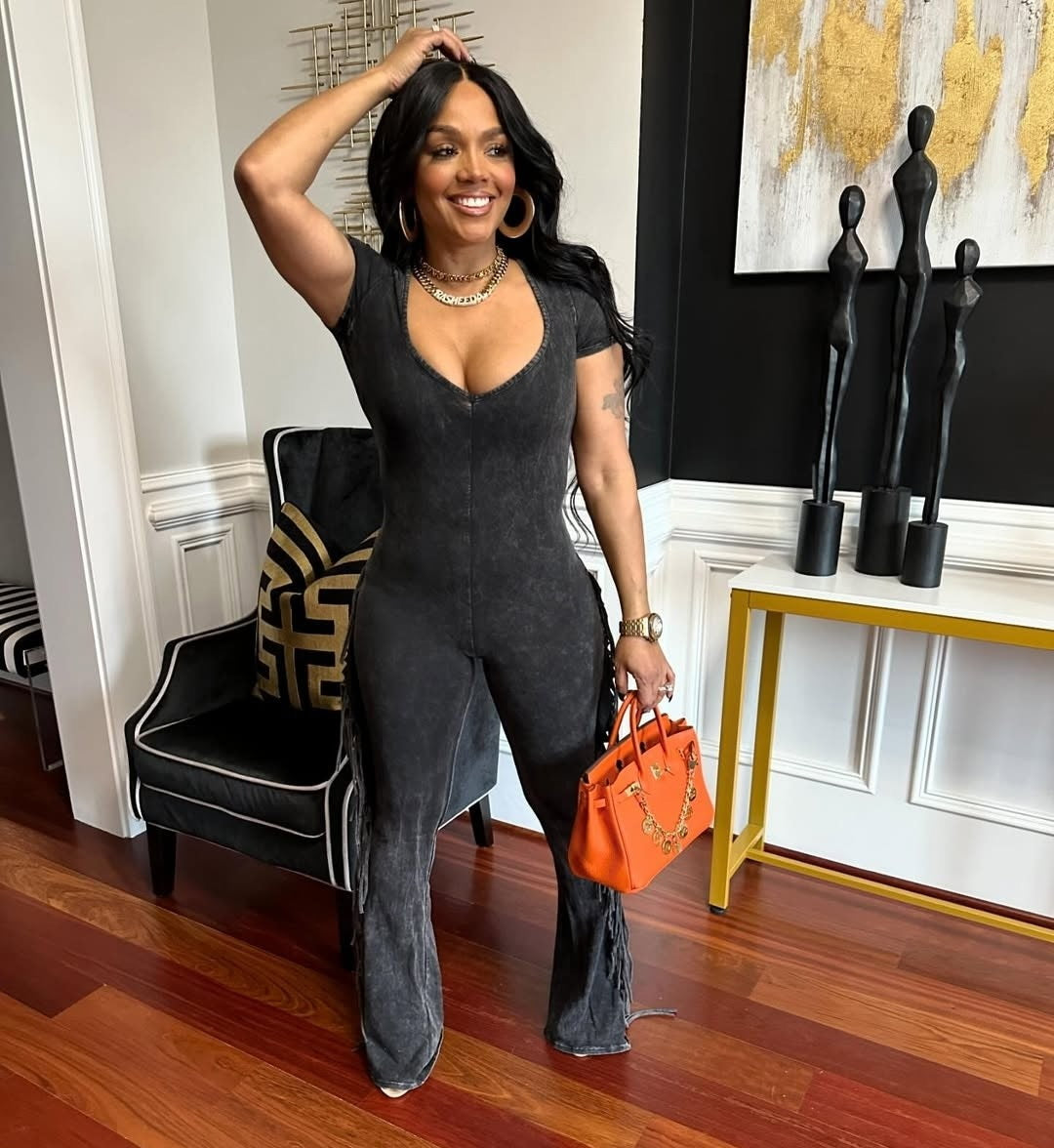 CHARCOAL CHIC JUMPSUIT