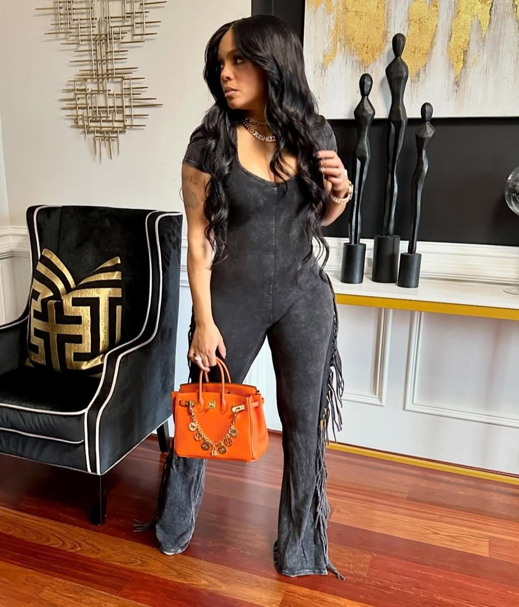 CHARCOAL CHIC JUMPSUIT