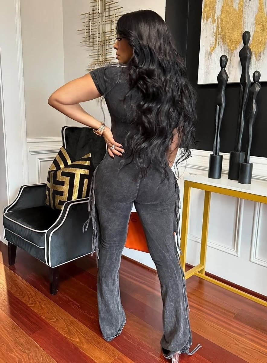 CHARCOAL CHIC JUMPSUIT