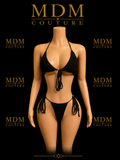 Noir Tie-Up Bikini Set 🖤