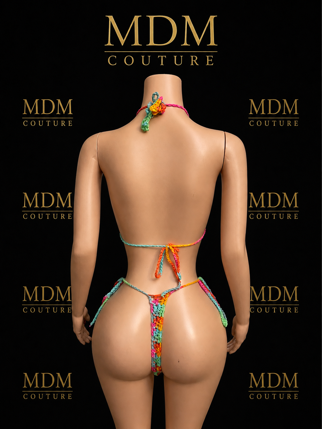 Candy Splash Crochet Bikini 🍬✨