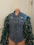 EAGLES FRINGE DRIP JACKET