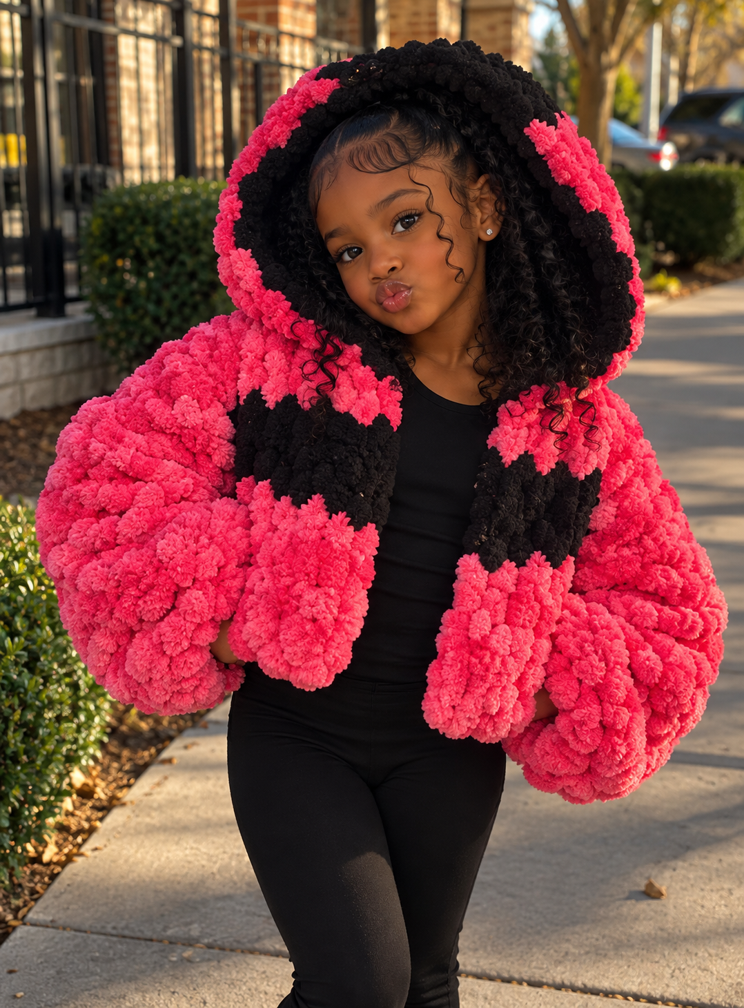 Berry Cute Hooded Jacket