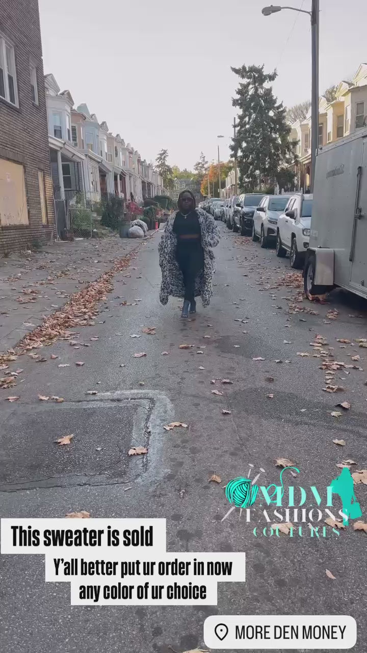 Over size sweater